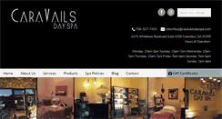 Desktop Screenshot of caravailsdayspa.com